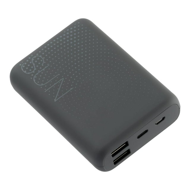 Batería Portátil Mobo Gris 10000 mAh Alta Capacidad para Smartphones y Tabletas