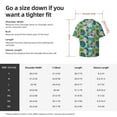 thumbnail image 7 of Sigee Tropical Floral Print Men's Shirts Casual Button Down Short Sleeve Summer Beach Shirt Hawaiian Vacation Shirts Tee Shirt-4X-Large, 7 of 7