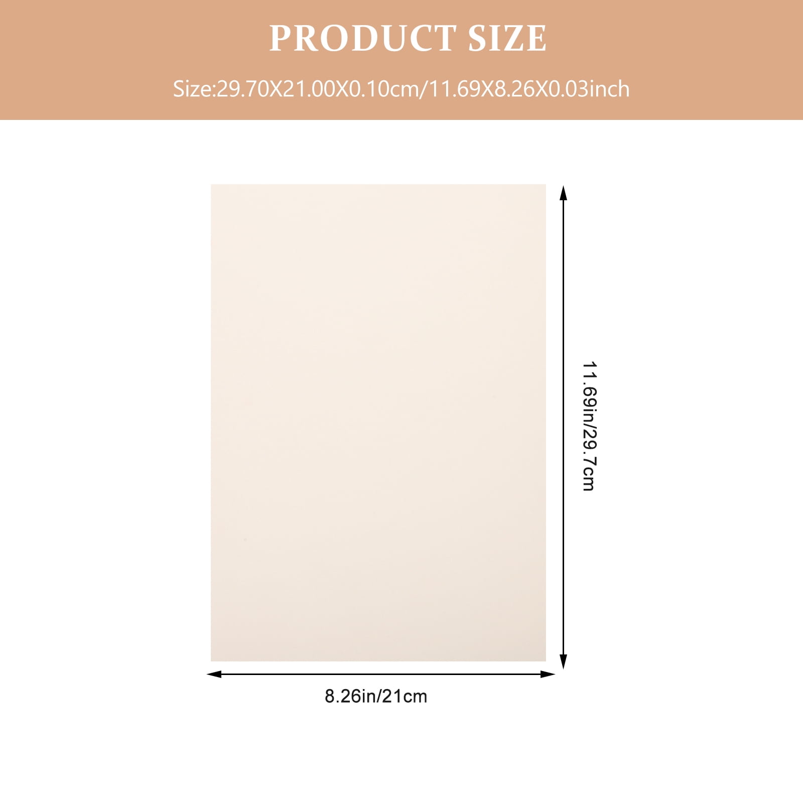 RENACLIPY 100Pcs Heat Transfer Paper for DIY Sublimation Printing on Ceramic Metal and Aluminum