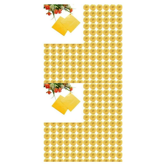 braveheart 100pcs Square Aluminum Foil Wrappers Colorful Package for Sweets Candy Chocolate Lollipops by Gold 2Set