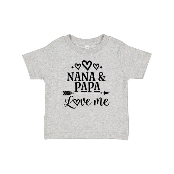 Inktastic Nana Papa Love Me Grandchild Boys or Girls Baby T-Shirt