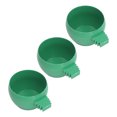 thumbnail image 4 of 25Pcs Mini Bird Parrots Food Water Bowl Inlay Installation Round Green Parrots Small Food Water Bowl For Farms Home L, 4 of 8