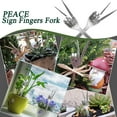 thumbnail image 4 of GZJCKJY Garden Decoration Hippie Flatwa Marker Re Garden fork Art Latware Purposed Home Decor Garden Supplies, 4 of 9