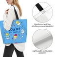 thumbnail image 3 of Fotbe You are so Sweet Bolsa Tote Estética de Lona con Estampado para Mujer - Bolsa Reutilizable de Hombro Casual para Vacaciones, Compras, Trabajo y Gimnasio, 3 of 8
