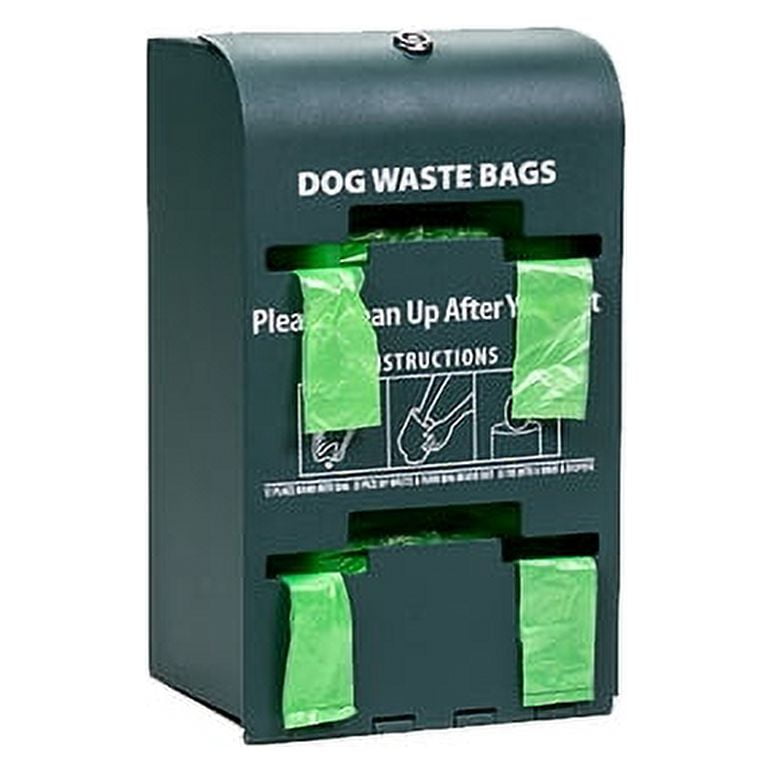 Standard Dog Waste Station / Tie_Handle Roll (Matte Green)