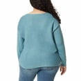 thumbnail image 3 of Ella Moss Womens Ribbed V-Neck Sweater, 3 of 5