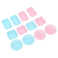 thumbnail image 4 of Cesta de lavado en miniatura estilo lindo azul rosa casa de muñecas cesta de lavado retro 12 piezas para colección ANGGREK Otros, 4 of 8