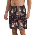 thumbnail image 2 of Naloa Romantic Paris Men's Beach Shorts, Surfing shorts, Swim trunks, Quick Dry Swim Trunks for Surfing Beach Fun - 3X-Large, 2 of 9