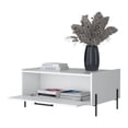 thumbnail image 6 of Glendale Coffee Table With Flip-Down Door Modern Design, Hidden Storage & Scratch-Resistant , White, 6 of 8