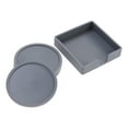 thumbnail image 6 of 5Pcs/set Silicone Round Cup Mat Creative Non-slip Coaster Thicken Coffee Tea Drink Placemat Table Cup Pad (Gray), 6 of 6