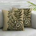 thumbnail image 3 of Tropical Throw Pillow Covers Green Leaves Pillow Cases Palm Monstera Decorative Cushion Covers for Sofa Couch, 3 of 5