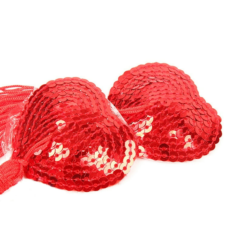 Paillettes Tassels Pasties Sticky Bra Nipple Couvertures
