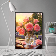 thumbnail image 4 of HsdsBebe Valentine's Diamond Art Painting Kits for Adults,Sunset Roses DIY Diamond Art,Gem Art Craft Home Game for Kids, 4 of 6