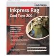thumbnail image 1 of Inkpress Rag, Cool Tone Double Sided, Bright White Matte Inkjet Paper, 15 mil., 200gsm, 5x7", 50 Sheets, 1 of 3