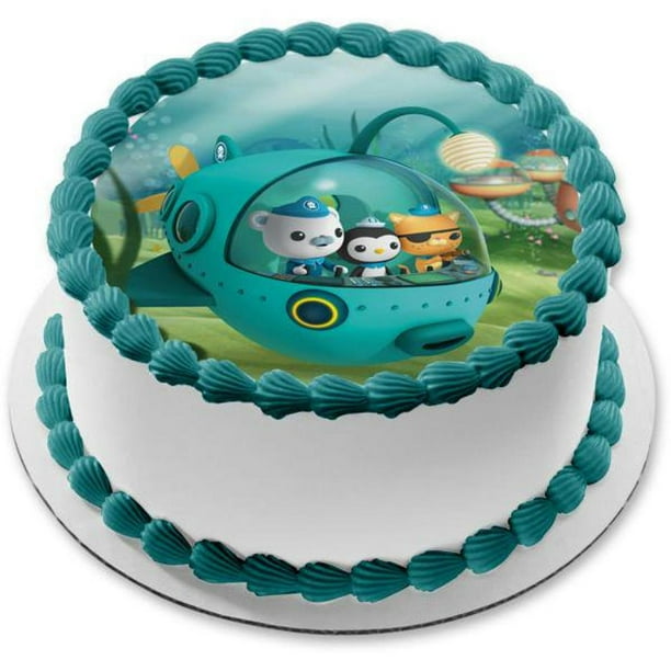 Octonauts Image Edible Cake Topper for an 8" round or a 1/4 sheet