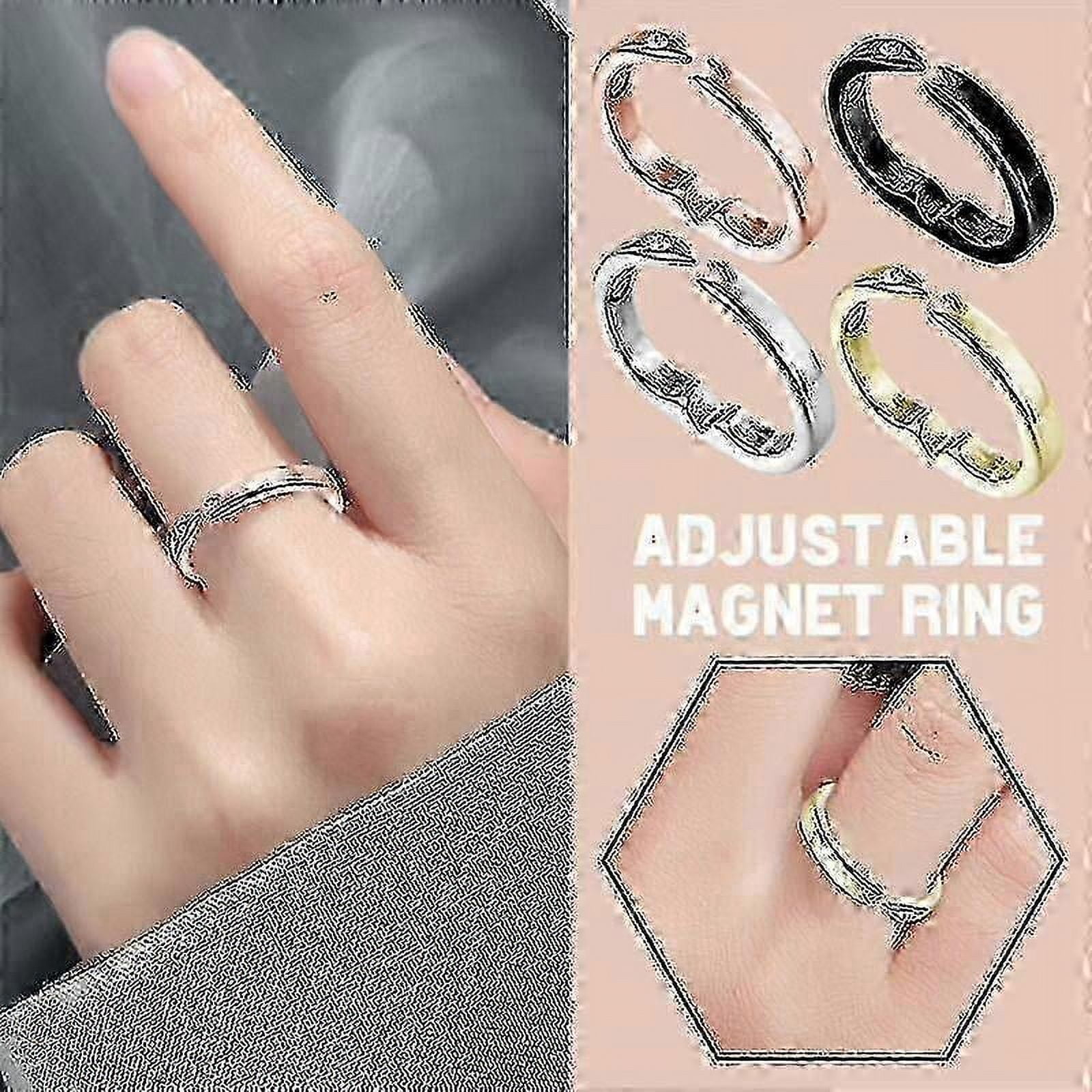 Anillo Magnético De Magia Plateado 20 Mm | Accesorio Para Trucos De Ilusionismo | Ideal Para Magos Profesionales Y Aficionados