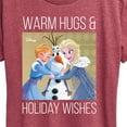 thumbnail image 3 of Frozen 2 - Warm Hugs Holiday Wishes - Women's Short Sleeve Graphic T-Shirt, 3 of 5