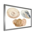 thumbnail image 2 of Designart 'Holiday Set With Abstract Beige and Blue Circle Spot' Modern Framed Art Print, 2 of 4