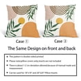 thumbnail image 6 of Boho Pillow Covers 18x18 Set of 2 Bohemia Sunset Leaves Farmhouse Decorative Throw Modern Abstract Geometric Outdoor Pillowcases Cotton Linen Cushion For Couch Bed Sofa Chair, 6 of 6