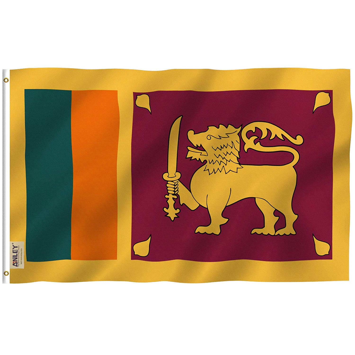 ANLEY Fly Breeze 3x5 Feet Sri Lanka Flag - Vivid Color and UV Fade ...