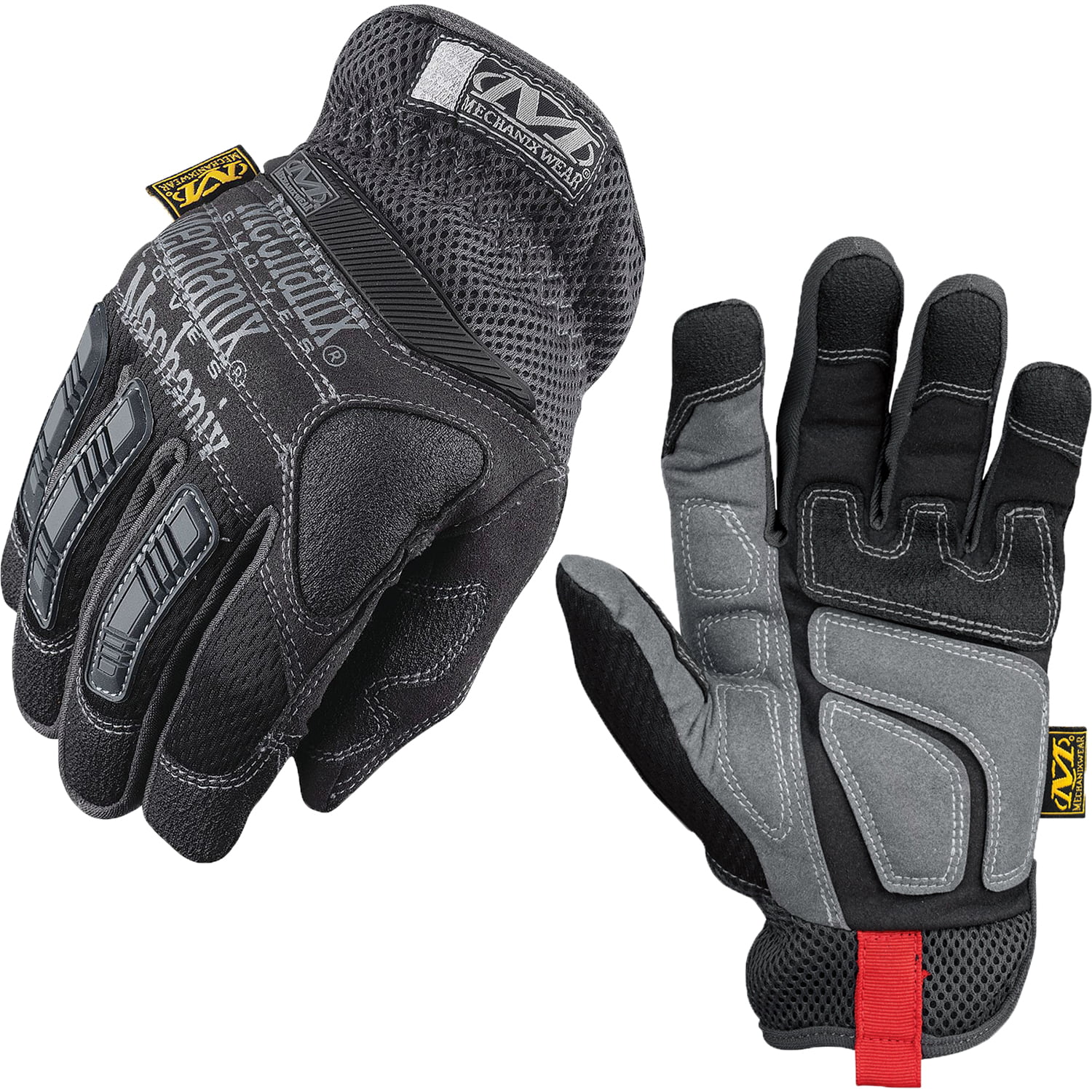 Mechanix Wear Impact Protection Multipurpose Gloves - Black - Multiple ...