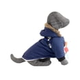 thumbnail image 3 of Abrigo cálido para perros Jinwen chaleco para cachorros Anillo de tracción para exteriores M, 3 of 8