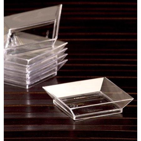 Emi Yoshi Relish Dish - Koyal Abyss Dish, 2.5-Inch, Clear, Set of 200, Our 2.5 Abyss Dish is a simple and elegant way to serve mini appetizers, mini desserts, snacks and more By EMI Yoshi Ship from US