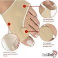 thumbnail image 3 of PediDoc Bunion Corrector Bunion Relief Orthopedic Hallux Valgus Splint Gel Toe Separator for Realignment Cushioned Bunion Pad Splint Brace for Men and Women (Medium), 3 of 7