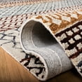 thumbnail image 5 of SAFAVIEH Capri Tobin Southwestern Area Rug, Ivory/Charcoal, 9' x 12', 5 of 7