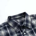 thumbnail image 3 of AZoiNM Men's Slim Fit Brushed Flannel Plaid Shirt Long Sleeve Button Down Shirt for Fall, 3 of 7