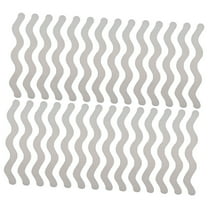 LEORX 36Pcs Silver Anti Slip Bathtub Stickers Adhesive