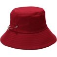 thumbnail image 6 of CoCopeaunts Large Buckets Hat Women Big-Brimmed Unisex Pure Color Fisherman Hat Big Head Basin Hat for Mens Outdoor Sunscreen, 6 of 8