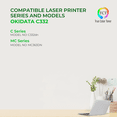 thumbnail image 2 of TCT C332 Cyan Toner Cartridge - Premium Compatible Replacement for C332 46508703 Cyan, 2 of 6