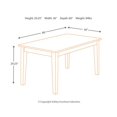 thumbnail image 3 of Ashley Berringer 60" Table à Manger en Brun, 3 of 5