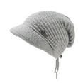 thumbnail image 3 of Tanhomme Winter Ribbed Cap Knit Soft Warm Hat Women Knitted Hat Winter Cycling Windproof Warm Cap Winter Hats Warm Winter Plain Knit Hat, 3 of 4