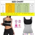 thumbnail image 2 of ZOELNIC Women Sweat Sauna Neoprene Waist Trainer Hot Slimming Sauna Vest Tummy Control Body Shaper for Weight Loss, 2 of 6