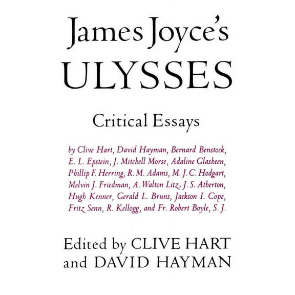 James Joyce's Ulysses: Critical Essays, (Paperback)