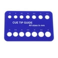 thumbnail image 2 of Colaxi Outil de Mesure de Pointe de Queue de Billard Compact Professionnel Cadeau d'Anniversaire Portable Taille de Pointe de Queue de Billard 8.5 mm à 15 mm Bleu, 2 of 8