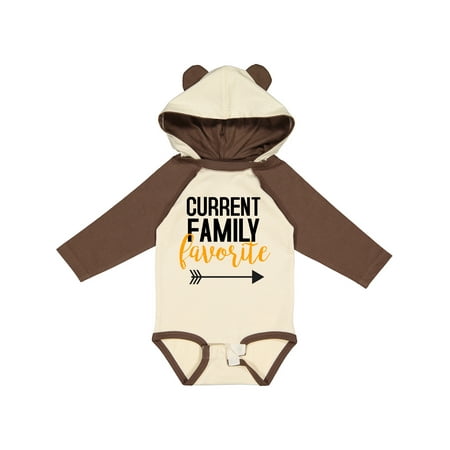 

Inktastic Current Family Favorite Gift Baby Boy or Baby Girl Long Sleeve Bodysuit