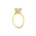 thumbnail image 4 of Cora Jewellery 1.5CT Princess Moissanite Hidden Halo Engagement Ring for Women, 10K Yellow Gold, 10.5 US, 4 of 5