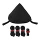 thumbnail image 1 of Tienda de lona con tapa triangular impermeable, versátil y ajustable Negro, 1 of 9