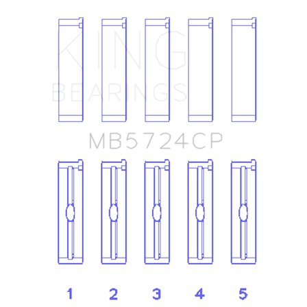 King Engine Bearings MB5724CP