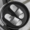 thumbnail image 5 of ZTTD Couples Men Shower Room Home Non Slip Breathable Soft Sole Shoes Slipper Comfortable Flat Shoes Gray, 5 of 5