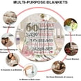thumbnail image 6 of MMYGU 70th Birthday Gifts for Women Gifts for 70 Year Old Womens Blanket 70th Birthday Decorations Gifts Ideas for Her Wife Sister Mom Grandmother Friends 60x80in, 6 of 6