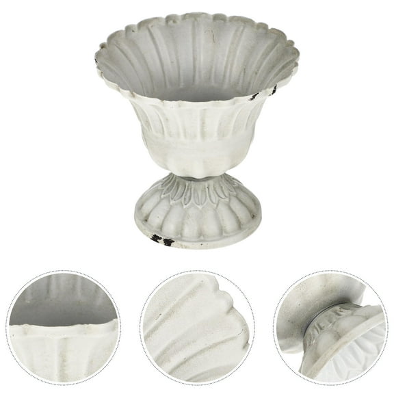 MERRYHAPY 1Set Dresser Decor Vase in Vintage Iron with European Style for Tabletop Display