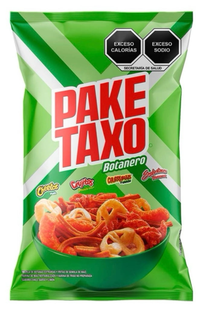 Paketaxo Botanero BIG 215g Pack of 3 papas snack Mexican chips