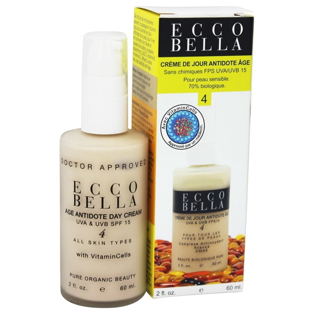 Ecco Bella Ecco Bella Age Antidote Day Cream For All Skin Types 15 SPF 2 oz.