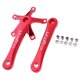 thumbnail image 1 of Bielas de bicicleta Zulema 170 Mm 130BCD Soporte Inferior Tornillos Rojo, 1 of 8