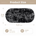 thumbnail image 6 of Yeerswag Fluffy Plush Shaggy Black Area Rug, 2.6’ x 5.3’, Non-Slip, 6 of 8