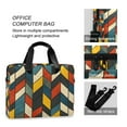 thumbnail image 4 of FORMRS 16" Laptop Sleeve Bag Carrying Case with Handle Travel Shoulder Briefcase, Red Geometric, 4 of 8